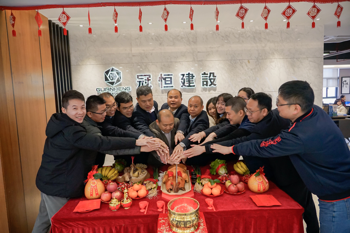 大年初十 冠恒建设开工大吉