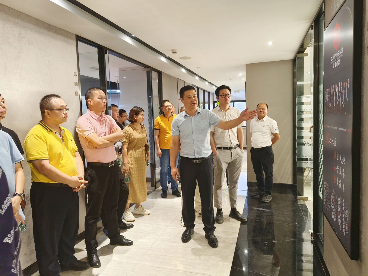 东莞绿协走进冠恒建设走访交流